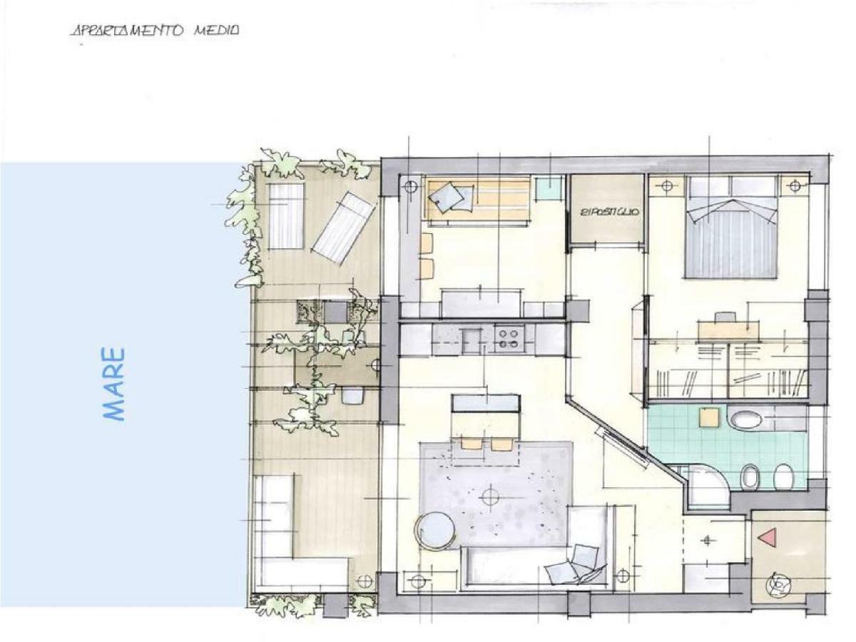 Casa Vacanze Lungomare ปอร์โตตอร์เรส ภายนอก รูปภาพ
